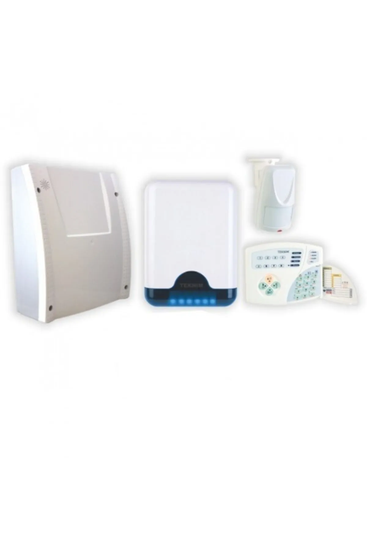 Teknim VAP404PT 4+4 Zonlu Gelişmiş Alarm Set